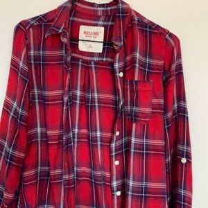 Red and Blue Flannel - minimal wear